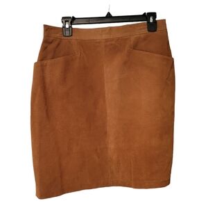 Bagatelle Vintage Suede Skirt